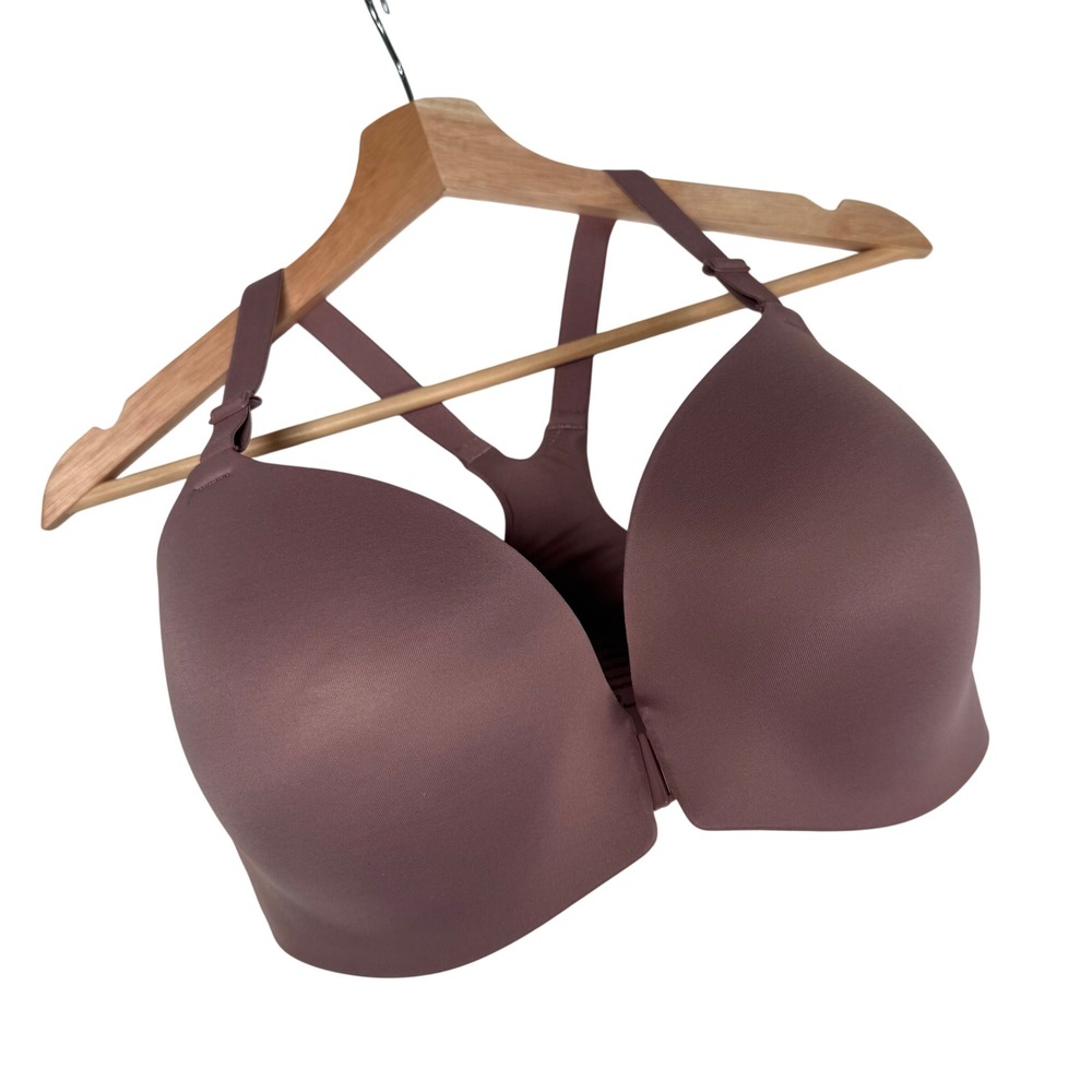Soma‎ Enbliss Front Close Racerback T-shirt Bra 36DDD Muted Mauve